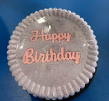 Small Happy Birthday Cotton Candy Cake 8" Round