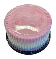 Personalized Rainbow Cotton Candy Cake Round Birthday Cake