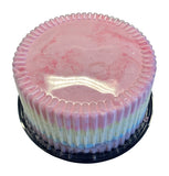 Personalized Rainbow Cotton Candy Cake Round Birthday Cake