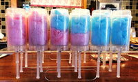 12 Birthday Party Cotton Candy Push Pops Pick Your Flavor/Color