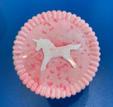 unicorn cotton candy cake