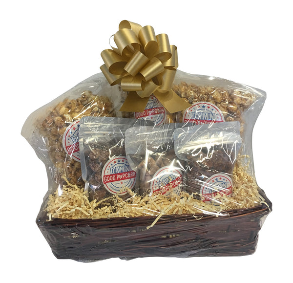 nut lovers popcorn deluxe gift basket