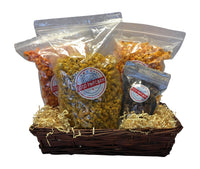 Spicy Popcorn Lovers Gift Basket Habanero, Buffalo Breath Sriracha