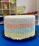 Happy Thanksgiving Day Cake Cotton Candy Cake