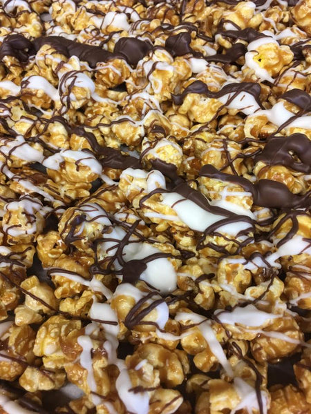 caramel chocolate popcorn popcorn